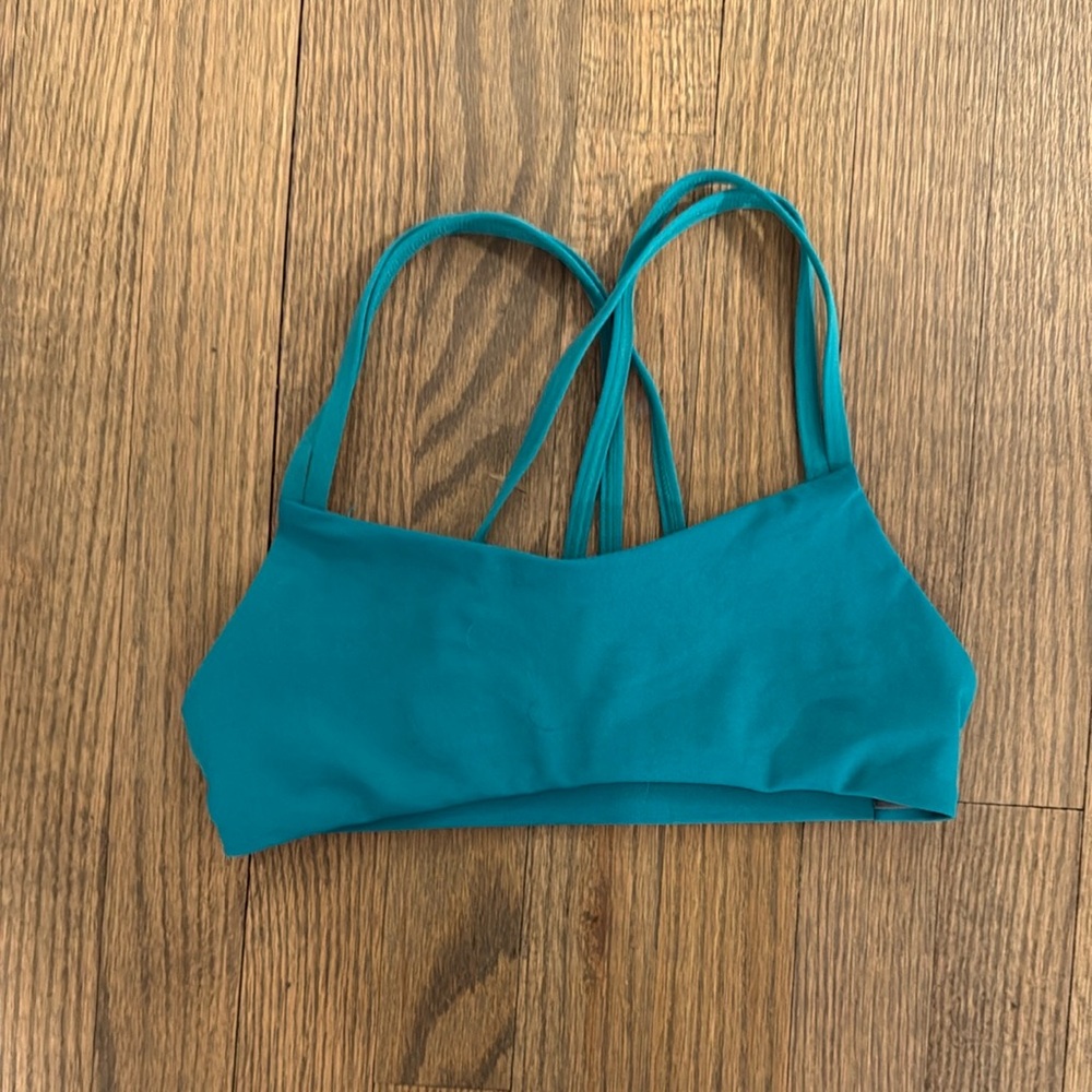 Jolyn Fendrick Bikini top small teal